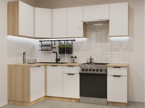 Кухонный гарнитур арт 10 Фаска Тальк 1200х2400 мм в Алапаевске - alapaevsk.magazin-mebel74.ru | фото
